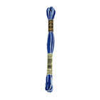 Echevette de coton mouliné spécial, 8m - Bleu cyclades ombré - 121